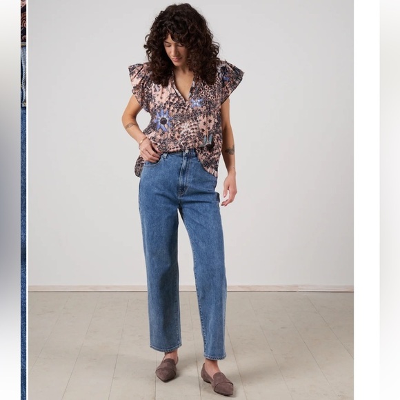 SLVRLAKE Denim - SLVRLAKE London Crop Straight Leg Jeans King Canyon Wash Size 30